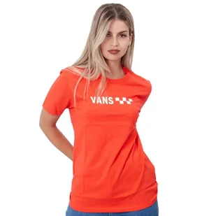 Koszulki Vans Model Brand Striper Bf Kolor Pomarańczowy - Koszulki sportowe damskie - miniaturka - grafika 1