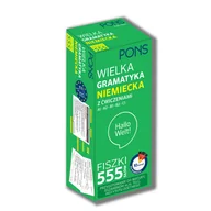 Książki do nauki języka niemieckiego - Pons Fiszki 555. Wielka gramatyka niemiecka z ćw. A1/C1 - praca zbiorowa - miniaturka - grafika 1