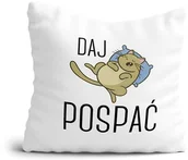 Gadżety dla niej i dla niego - Poduszka Daj Pospać Kot - miniaturka - grafika 1