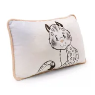 Kołdry i poduszki dla dzieci - Nici: Poduszka w kształcie śnieżnej pantery Eleni Snowbell - 43 x 25 cm - miniaturka - grafika 1