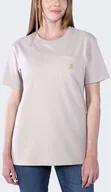 Koszulki i topy damskie - Koszulka Carhartt WK87 Pocket SS Mink - miniaturka - grafika 1