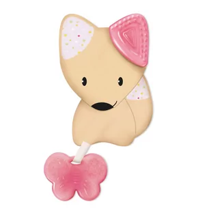 Chicco Chicco Gryzak z maskotką 4m+ różowy - Gryzaki dla dzieci - miniaturka - grafika 2