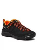 Buty trekkingowe męskie - Salewa Trekkingi Ms Wildfire Leather 61395 0938 Czarny - miniaturka - grafika 1