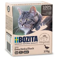 Mokra karma dla kotów - BOZITA Kawałeczki w galarecie 6 x 370 g Kaczka - miniaturka - grafika 1