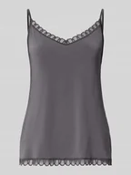 Bielizna nocna - Top o kroju relaxed fit z mieszanki wiskozy model ‘Poetry’ - miniaturka - grafika 1
