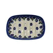 Mydelniczki i dozowniki mydła - Ceramiczna mydelniczka mała Ceramika Bolesławiec - miniaturka - grafika 1