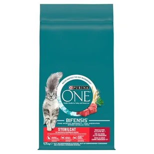 Purina One Sterilcat Bogata w Wołowinę i Pszenicę 9,75kg - Mokra karma dla kotów - miniaturka - grafika 1