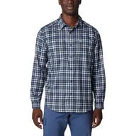 Koszulki męskie - Męska koszulka turystyczna Columbia Silver Ridge Utility Lite Plaid z długim ręk - miniaturka - grafika 1