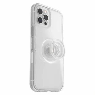Otterbox EMEA Symmetry Clear POP obudowa ochronna z PopSockets do iPhone 12 Pro Max clear IEOOTSCP67CL - Etui i futerały do telefonów - miniaturka - grafika 1