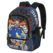 Plecaki - Sega-Sonic Checkpoint-Fan Fight Plecak 2.0, niebieski, NIEBIESKI, Jeden rozmiar, Plecak FAN Fight 2.0 Checkpoint - miniaturka - grafika 1