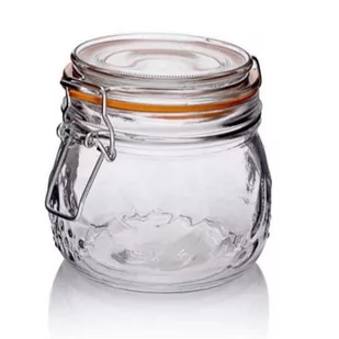 Pigmejka Słoik na owoce 0,5 l z klamrą uniwersalny 9775-uniw 9775-uniw 9775-uniw - Pojemniki kuchenne - miniaturka - grafika 1