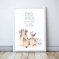 Plakaty - Plakat Sarenka Little Bird you are so fly format A3 - miniaturka - grafika 1