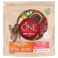 Sucha karma dla psów - PURINA ONE Mini Skin & Coat, wołowina - 2 x 1,5 kg - miniaturka - grafika 1