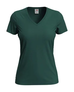 Koszulka damska T-shirt damski Stedman V-neck ST2700 Bottle Green M - Koszulki i topy damskie - miniaturka - grafika 1