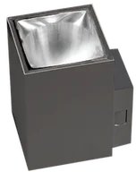 Lampy ogrodowe - Lampa wodoodporna Roland AZ5229 LED 9W kwadratowa szara - miniaturka - grafika 1