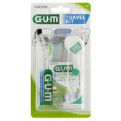 Produkty na nieświeży oddech - GUM 156 Travel Kit zestaw podróżny - miniaturka - grafika 1