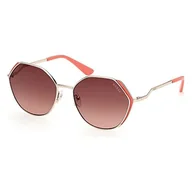 Okulary przeciwsłoneczne - Guess GU7842, Okulary damskie, Gold, 58, Złoty - miniaturka - grafika 1