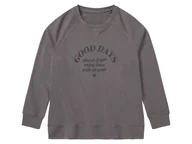 Swetry dla dziewczynek - pepperts!® Bluza dziewczęca z bawełną organiczną (Szary, 146/152) - miniaturka - grafika 1