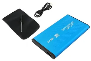 Apte Apte AK88F OBUDOWA DYSKU 2,5&amp;quot USB SATA ALU NIEBIESKA uniwersalny 4427-uniw - Etui na twarde dyski - miniaturka - grafika 2