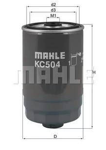Filtr paliwa Mahle KC 504 - Filtry paliwa - miniaturka - grafika 1