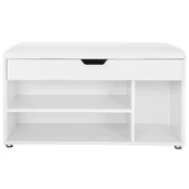 Meble do przedpokoju - Szafka na Buty z Siedziskiem - LHS30W - miniaturka - grafika 1