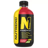 Napoje energetyczne i izotoniczne - Napój energetyczny Nutrend N1 Drink 330 ml Smak: truskawka - miniaturka - grafika 1