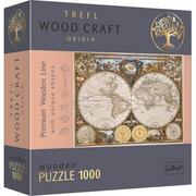 Puzzle - Trefl Puzzle drewniane 1000 Antyczna mapa świata - miniaturka - grafika 1