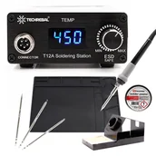 Lutownice - Stacja Lutownicza Techrebal T12 Mata 4 Groty Pasta - miniaturka - grafika 1