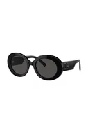 Okulary przeciwsłoneczne - Dolce & Gabbana okulary przeciwsłoneczne damskie kolor czarny 0DG4448 - miniaturka - grafika 1