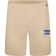 Spodnie i spodenki dla chłopców - CALVIN KLEIN JEANS Szorty | Regular Fit - miniaturka - grafika 1