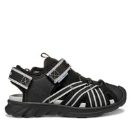 Buty dla chłopców - Sandały Geox J Airadyum Bo J55F1A 1454 C0017 S Czarny - miniaturka - grafika 1