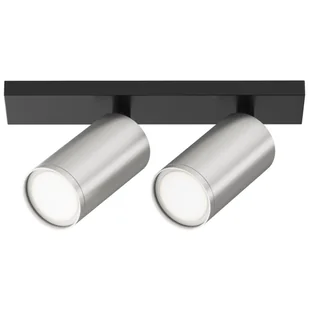 Reflektorowa lampa sufitowa Focus S C051CL-U-02BS Maytoni srebrna czarna - Lampy sufitowe - miniaturka - grafika 1