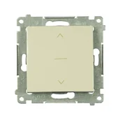 Wyłączniki światła i elektryczne - Simon Włącznik żaluzjowy 54 kremowy - miniaturka - grafika 1