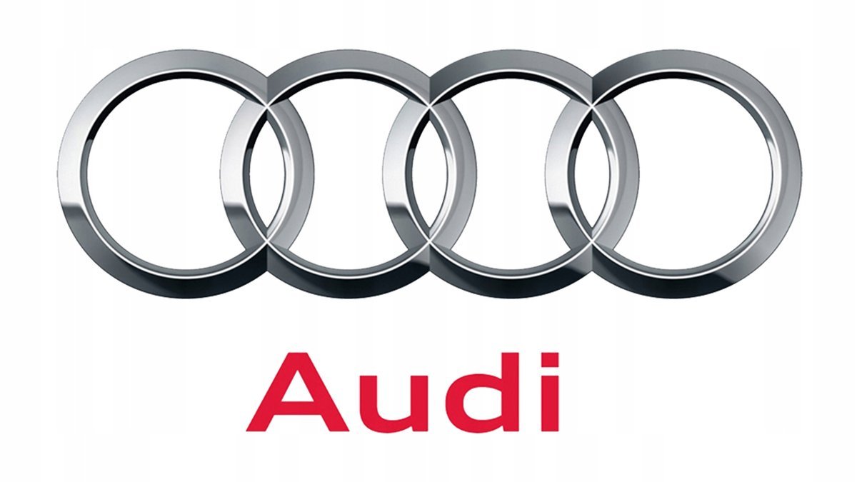 Naklejka Uv Wypukła Ozdobna DTF UV Aplikacja Audi Logo #2