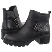 Botki damskie - Botki Czarne BT 720-S (SL547-a) Sergio Leone - miniaturka - grafika 1