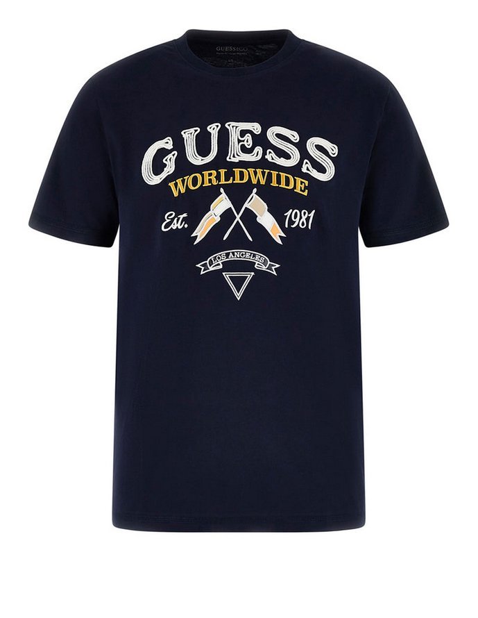T-shirt męski guess flags scuro altro
