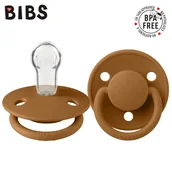 Smoczki uspokajające - Bibs De Lux Caramel Smoczek Uspokajający Silikonowy One Size - miniaturka - grafika 1