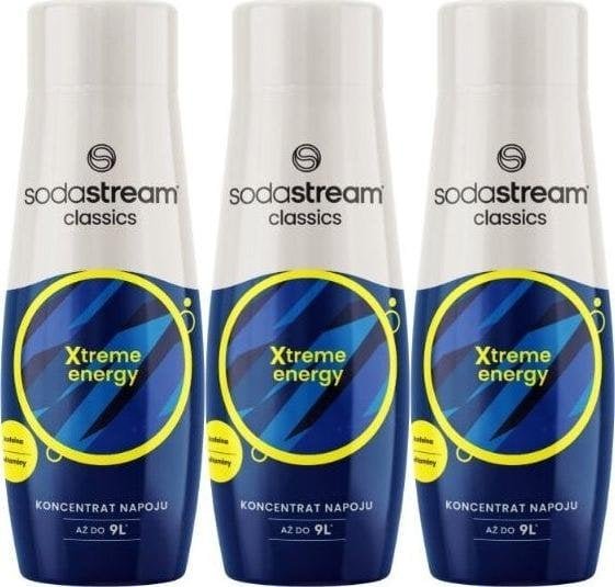 Sodastream 3 x Syrop Energy 440 ml