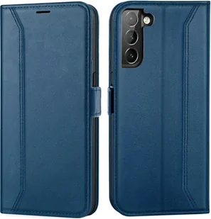 Etui na telefon komórkowy Samsung Galaxy S21 Plus składane etui z klapką, niebieskie - Etui i futerały do telefonów - miniaturka - grafika 1