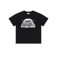 Koszulki sportowe męskie - MANTO T-shirt Koszulka Treasure Zone Oversize Black - miniaturka - grafika 1