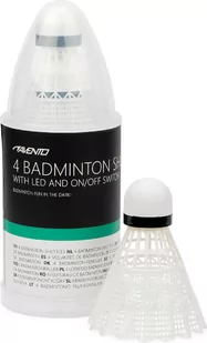 Lotki do badmintona świecące LED AVENTO x4 - Badminton - miniaturka - grafika 1
