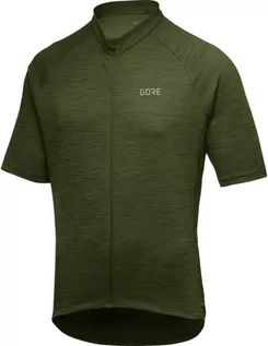 Koszulki rowerowe - GORE WEAR C3 Koszulka rowerowa z zamkiem błyskawicznym Mężczyźni, oliwkowy M 2022 Koszulki kolarskie - grafika 1