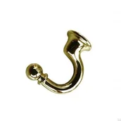 Wieszaki i stojaki - Wieszak ścienny 8261 Złoty lakierowany - miniaturka - grafika 1