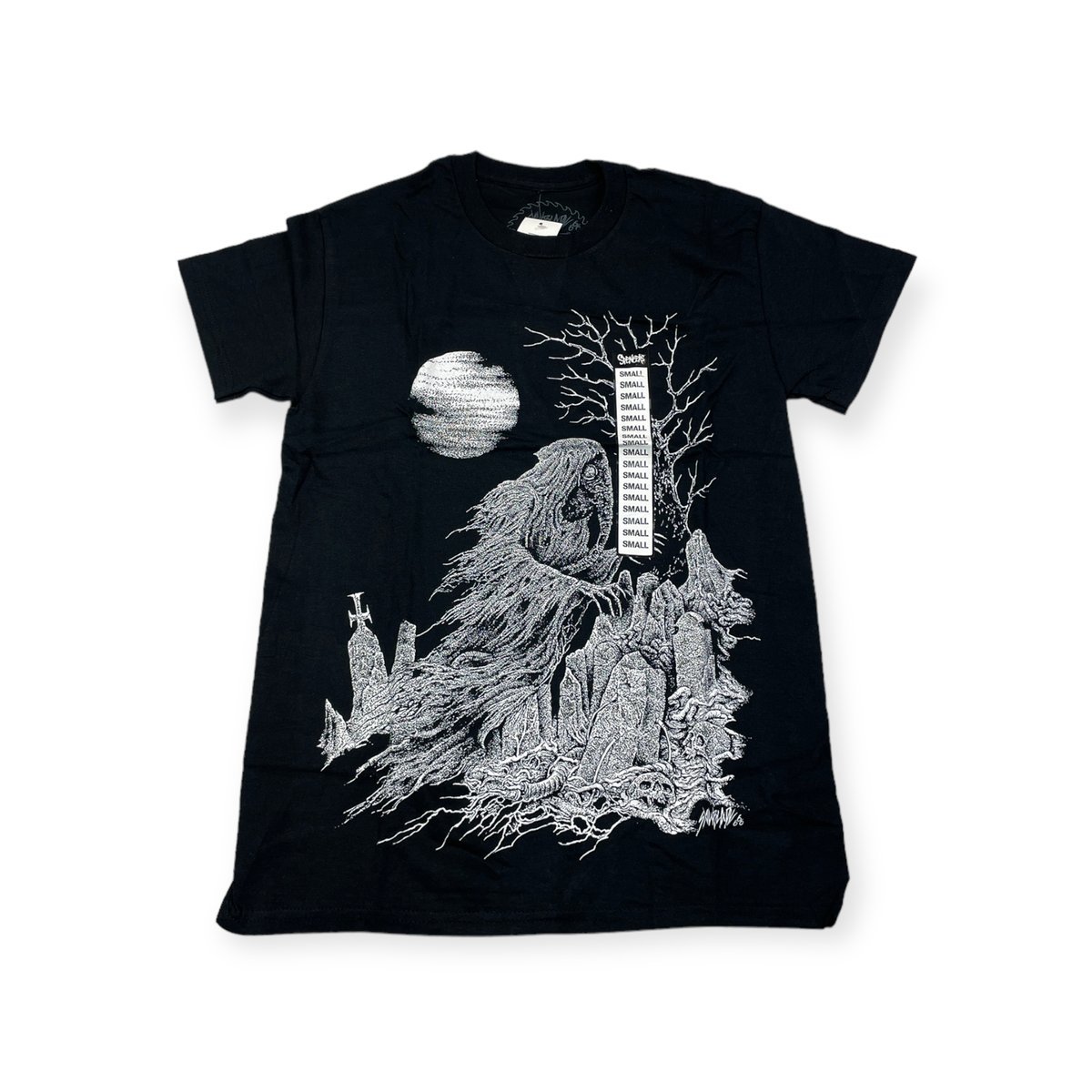 Koszulka T-shirt męski okrągły dekolt SPENCER'S NADRUK L