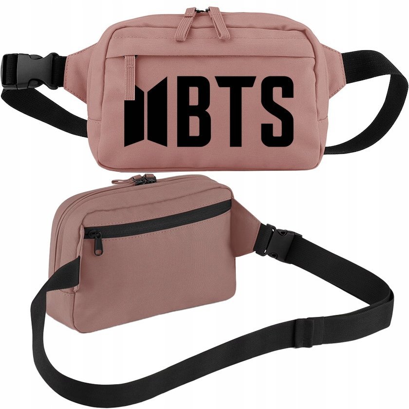 NERKA SASZETKA BIODROWA BRUDNY RÓŻ BTS WYKONAWCY ZESPOŁY MUZYKA WZORY