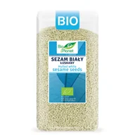 Zdrowa żywność - Sezam biały łuskany BIO 400 g - Bio Planet - miniaturka - grafika 1