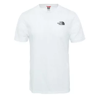 Koszulki sportowe męskie - Koszulka The North Face Simple Dome 0A2TX5FN41 - biała - grafika 1