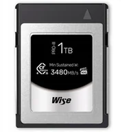 Karty pamięci - Wise CFexpress 4.0 Type B PRO MK-III R:3700Mbs W:3600MBs WI-CFX4-B1024PM3 - miniaturka - grafika 1
