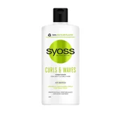 Odżywki do włosów - Syoss Curls & waves conditioner odżywka do włosów falowanych i kręconych 440ml - miniaturka - grafika 1