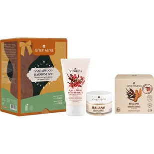 Orientana zestaw Drzewo Sandałowe: Krem do twarzy 50ml + Balsam do ciała - Zestawy kosmetyków damskich - miniaturka - grafika 1